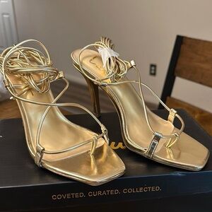 lulus gold heels